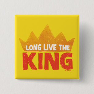 Lion King Long Live The King 2 Inch Square Button