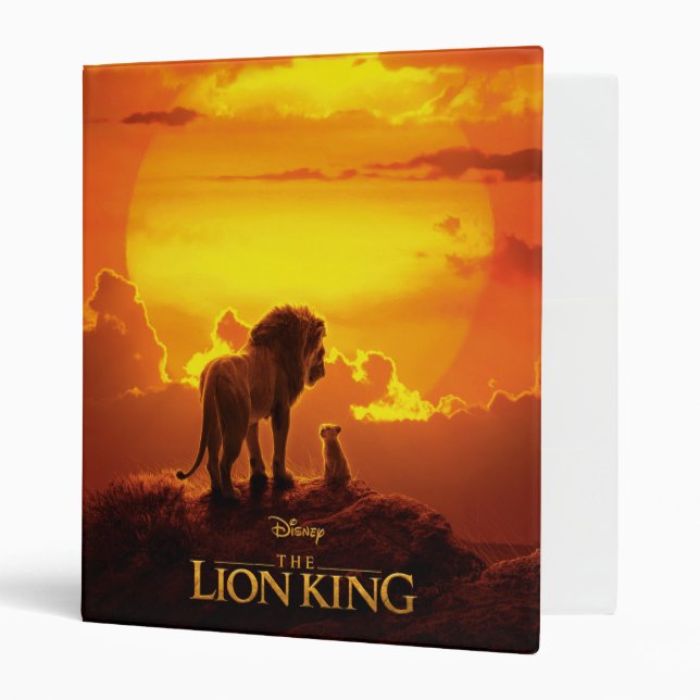 Lion King | Mufasa & Simba At Sunset Binder (Front/Inside)
