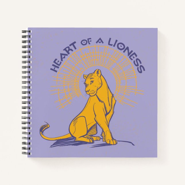 Lion King | Nala "Heart of A Lioness" Notebook (Front)
