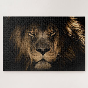 Lion King of the Jungle Jigsaw Puzzle