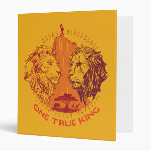 Lion King   "One True King" Simba & Scar Sketch Binder