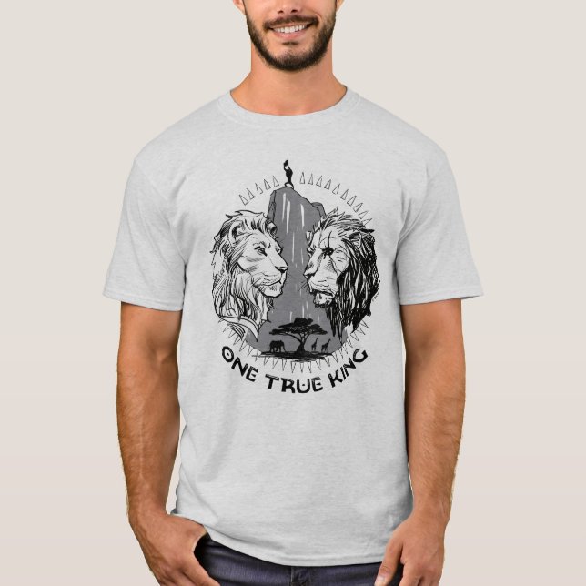 Lion King | "One True King" Simba & Scar Sketch T-Shirt (Front)