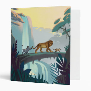 Lion King   Pumbaa, Simba, & Timon Crossing Log Binder