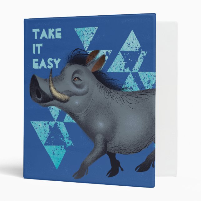 Lion King | Pumbaa The Warthog Binder (Front/Inside)