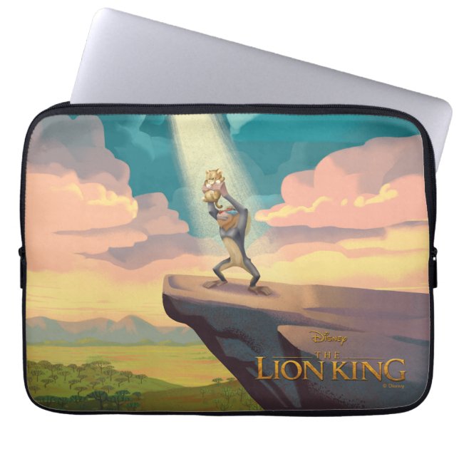 Lion King | Rafiki Presenting Simba Graphic Laptop Sleeve (Front)