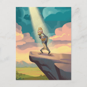 Lion King   Rafiki Presenting Simba Graphic Postcard