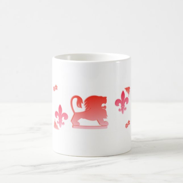 Lion King Red Coffee Mug (Center)