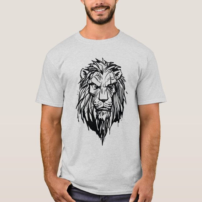 Lion King | Scar Head Sketch T-Shirt (Front)
