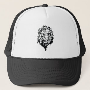 Lion King Scar Head Sketch Trucker Hat