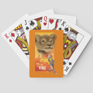 Lion King Simba Collage Graphic Playing Cards