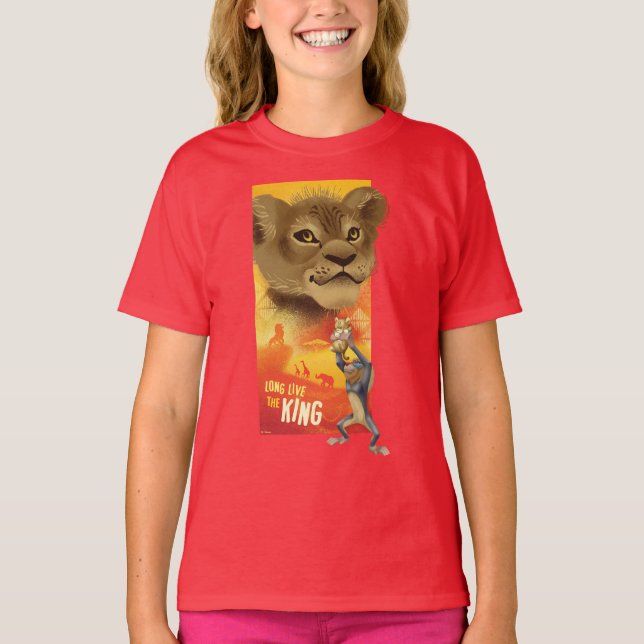 Lion King | Simba Collage Graphic T-Shirt (Front)