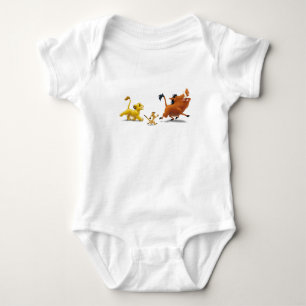 Lion King Simba cub timon pumbaa singing trotting Baby Bodysuit