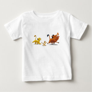 Lion King Simba cub timon pumbaa singing trotting Baby T-Shirt