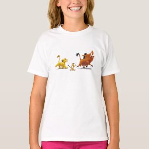 Lion King Simba cub timon pumbaa singing trotting T-Shirt