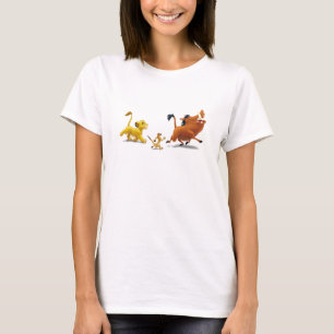 Lion King Simba cub timon pumbaa singing trotting T-Shirt