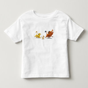 Lion King Simba cub timon pumbaa singing trotting Toddler T-shirt