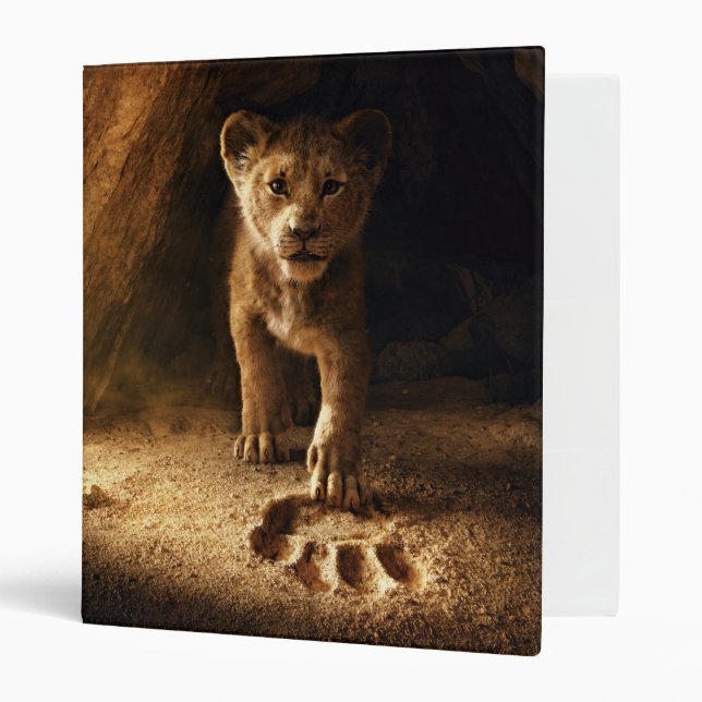 Lion King | Simba Following In Mufasa's Step Binder (Front/Inside)