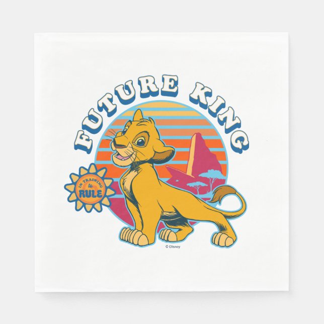 Lion King | Simba - Future King Napkin (Front)