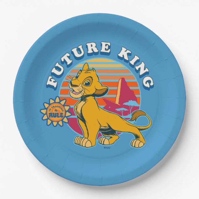Lion King | Simba - Future King Paper Plate (Front)