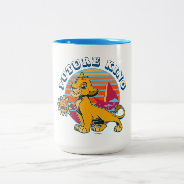 Lion King | Simba - Future King Two-Tone Coffee Mug (Center)