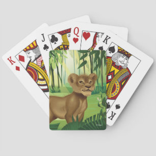 Lion King   Simba In The Jungle Playing Cards