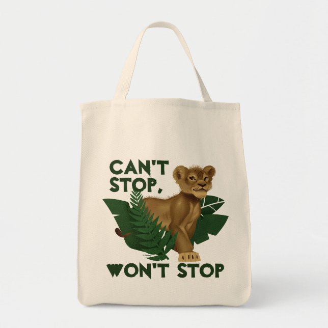 Lion King | Simba In The Jungle Tote Bag (Front)