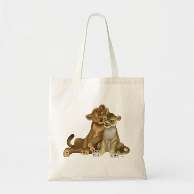 Lion King | Simba & Nala At Sunset Tote Bag (Front)