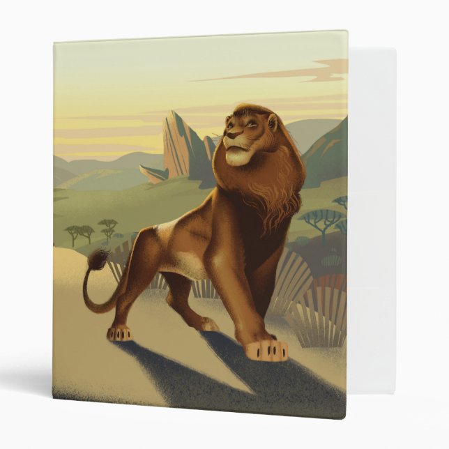 Lion King | Simba On Pride Lands Binder (Front/Inside)
