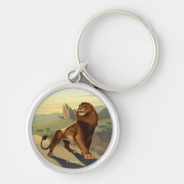 Lion King | Simba On Pride Lands Keychain (Front)