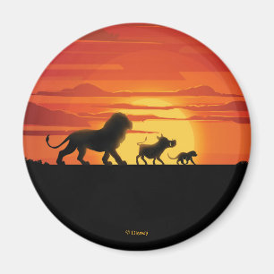 Lion King   Simba, Pumbaa, & Timon Silhouette Magnet
