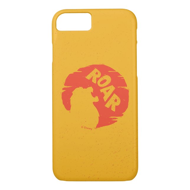 Lion King | Simba "Roar" Silhouette Case-Mate iPhone Case (Back)