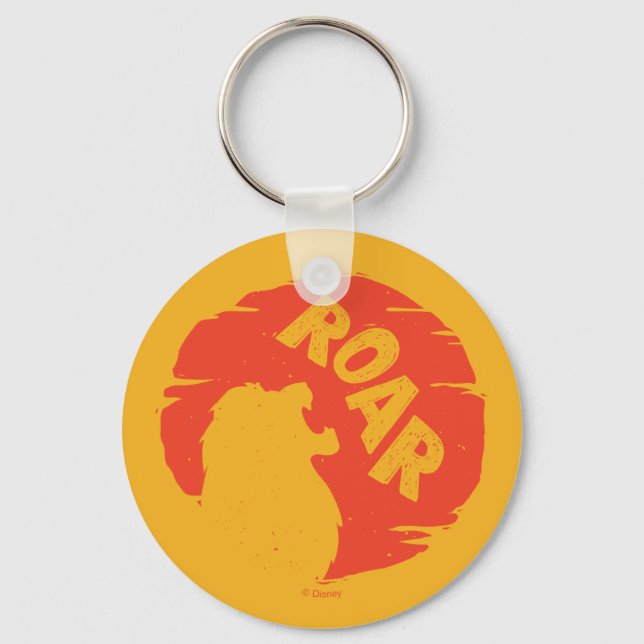 Lion King | Simba "Roar" Silhouette Keychain (Front)