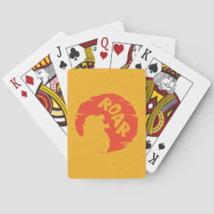 Lion King   Simba "Roar" Silhouette Playing Cards