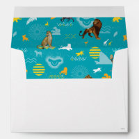 Lion King | Teal Characters & Icons Pattern