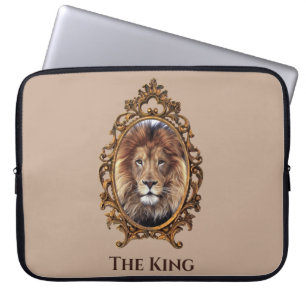 Lion king vintage mens laptop sleeve
