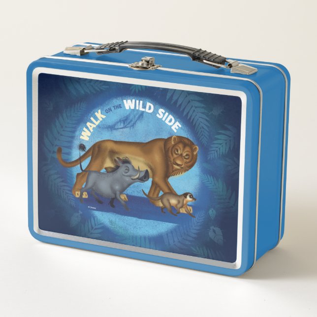 Lion King | Walk On The Wild Side Metal Lunch Box (Front)