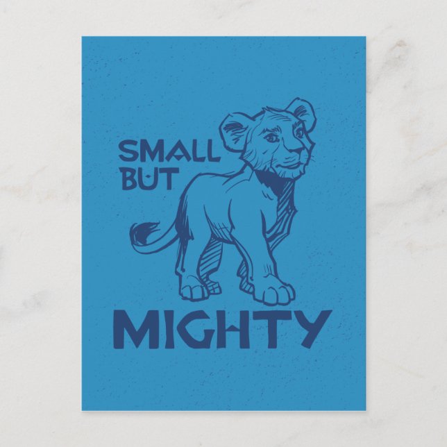 Lion King | Young Simba Sketch Postcard (Front)