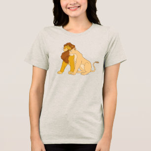 Lion King's Adult Simba and Nala Disney Tri-Blend Shirt