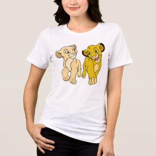 Lion King's Simba & Nala smiling Disney Tri-Blend Shirt