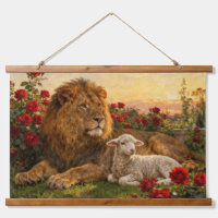 Lion & Lamb in the Roses