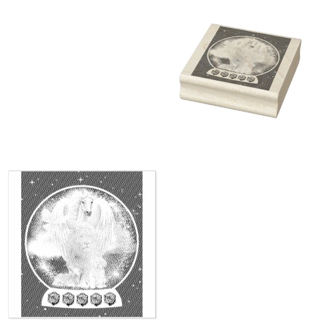 Lion Lamb Pet Sympathy Ink Stamp (Stamped)