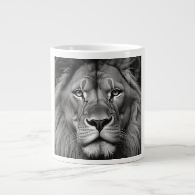 Lion Large Coffee Mug (Front)