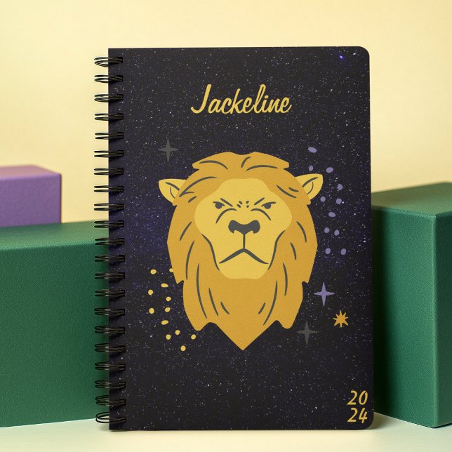  Lion Leo Zodiac l Galaxy Sky Star Personal  Planner (Creator Uploaded)