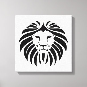 Lion, Lion Mane, Pride, Safari Canvas Print