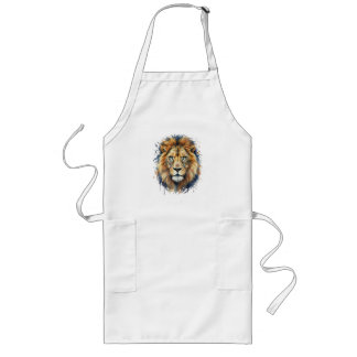 Lion Long Apron