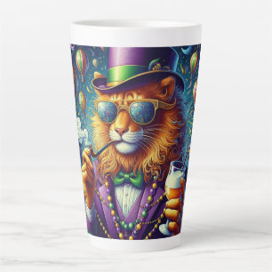 Lion/Louisiana Mardi Gras Latte Mug