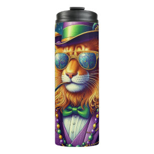 Lion/Louisiana Mardi Gras  Thermal Tumbler