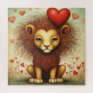 Lion Love 1 Jigsaw Puzzle