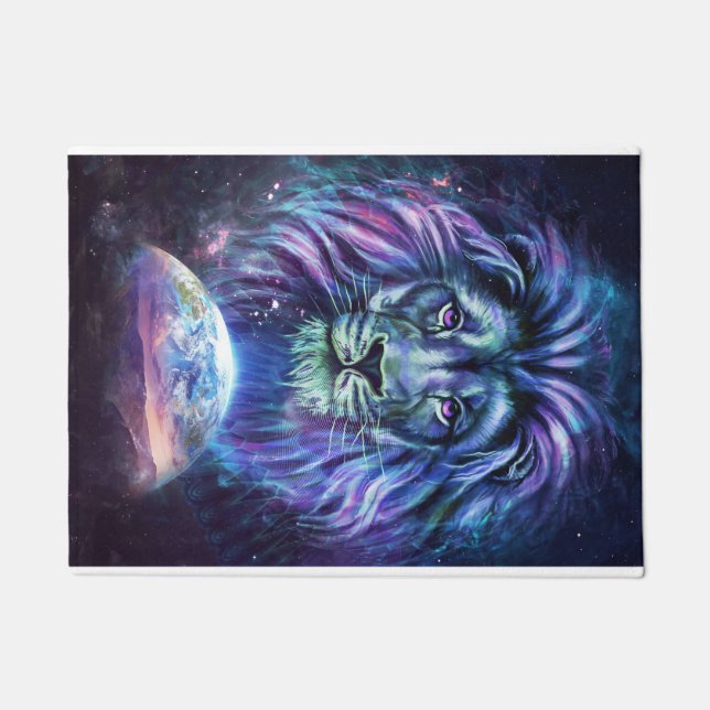 Lion Lovely Lion Doormat (Front)