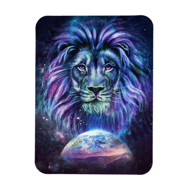 Lion Lovely Lion Magnet (Vertical)